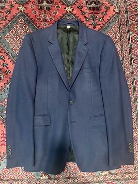 Burberry Blue Made in Italy Sport Coat